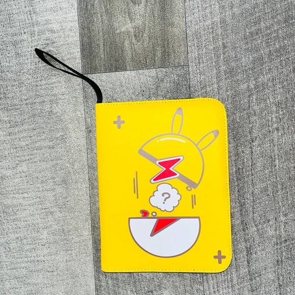 pokemon Card Game Case Binder Holder Holds Up to 400 Cards 50 pages poke ball - Picture 3 of 7